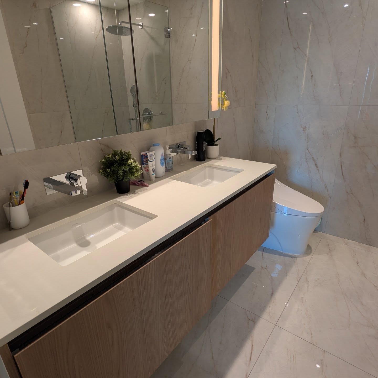 Bathroom deep clean result